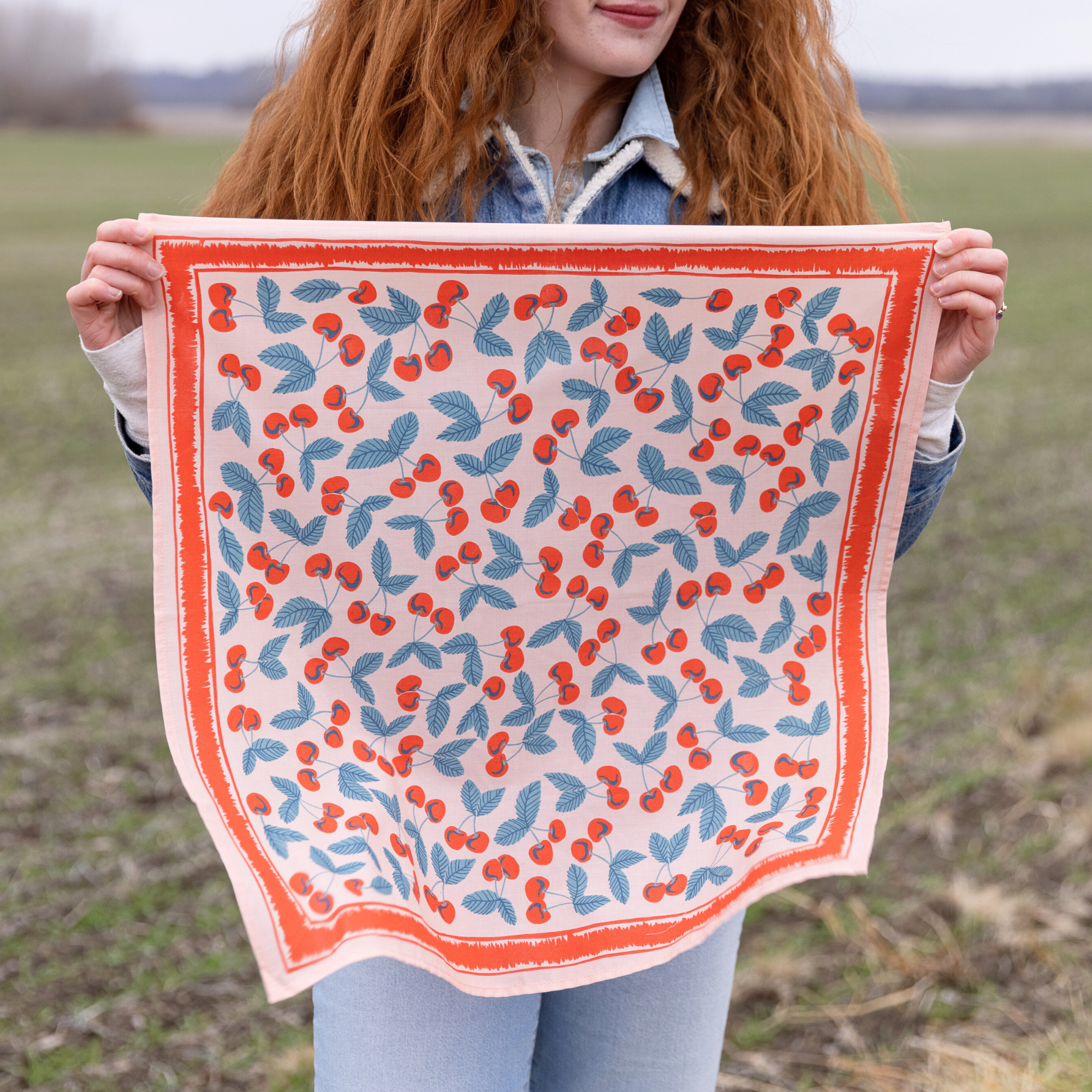 No. 077 Cherry Bandana by Handker Bandanas