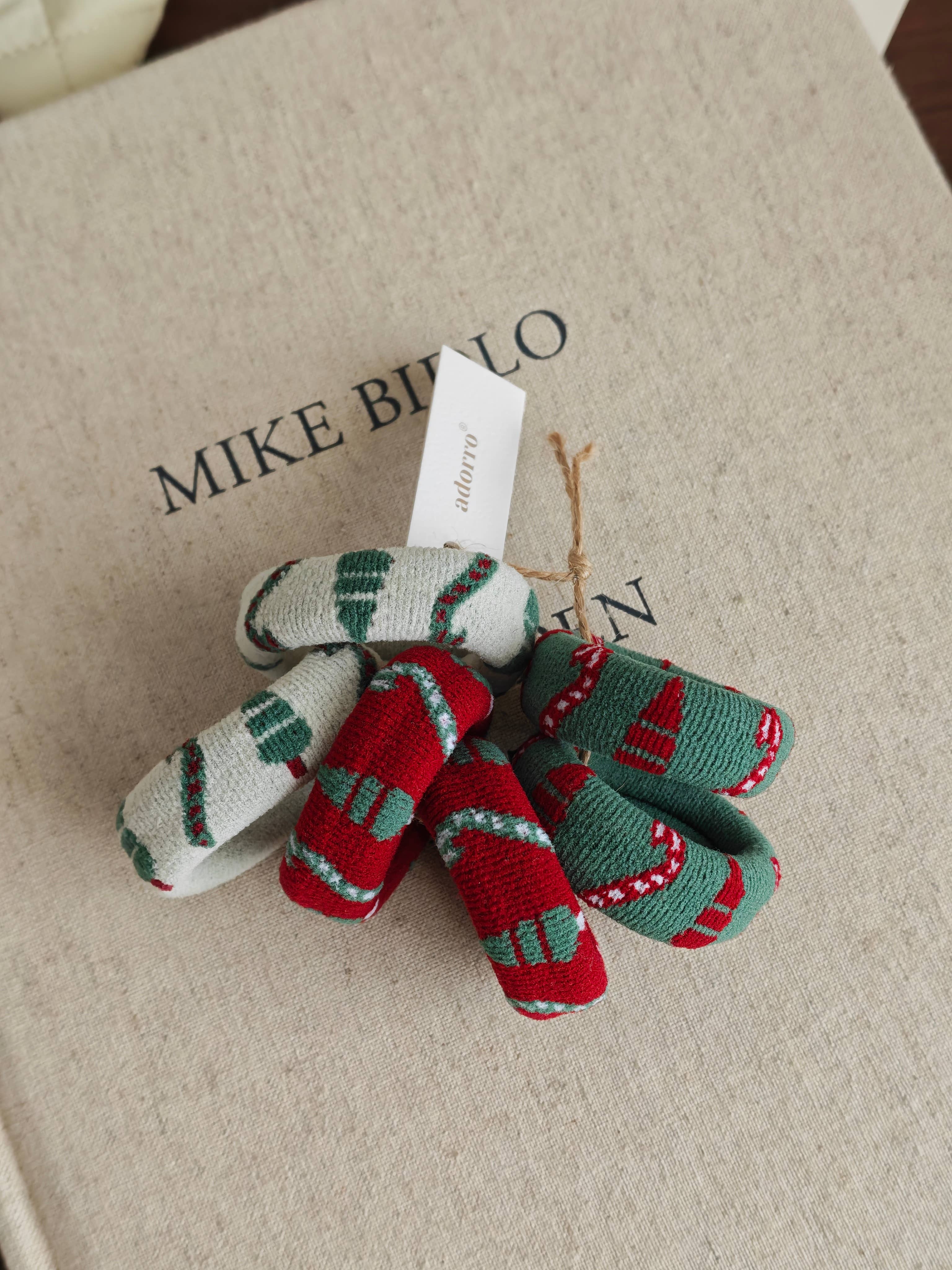 Christmas Seamless Hair Ties (Set of 6) by Adorro