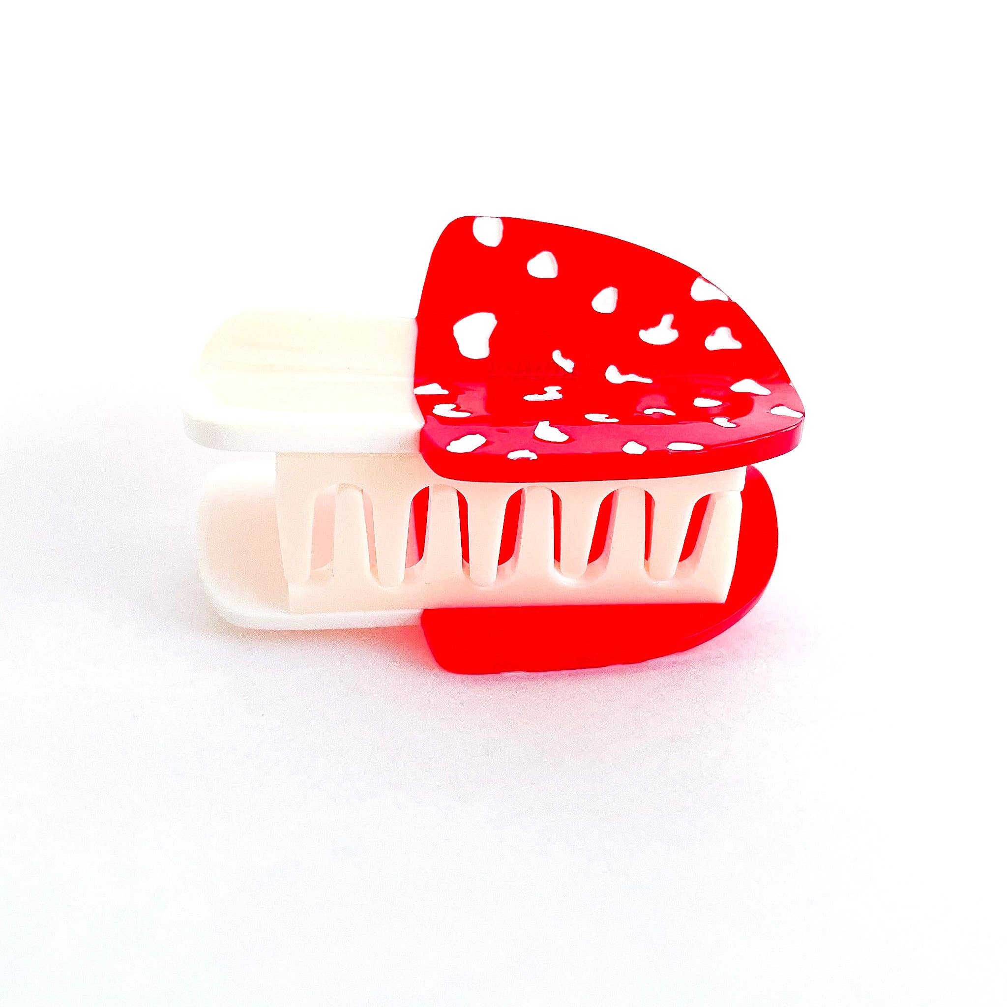 Mini Mushroom Hair Claw Clip by Jenny Lemons