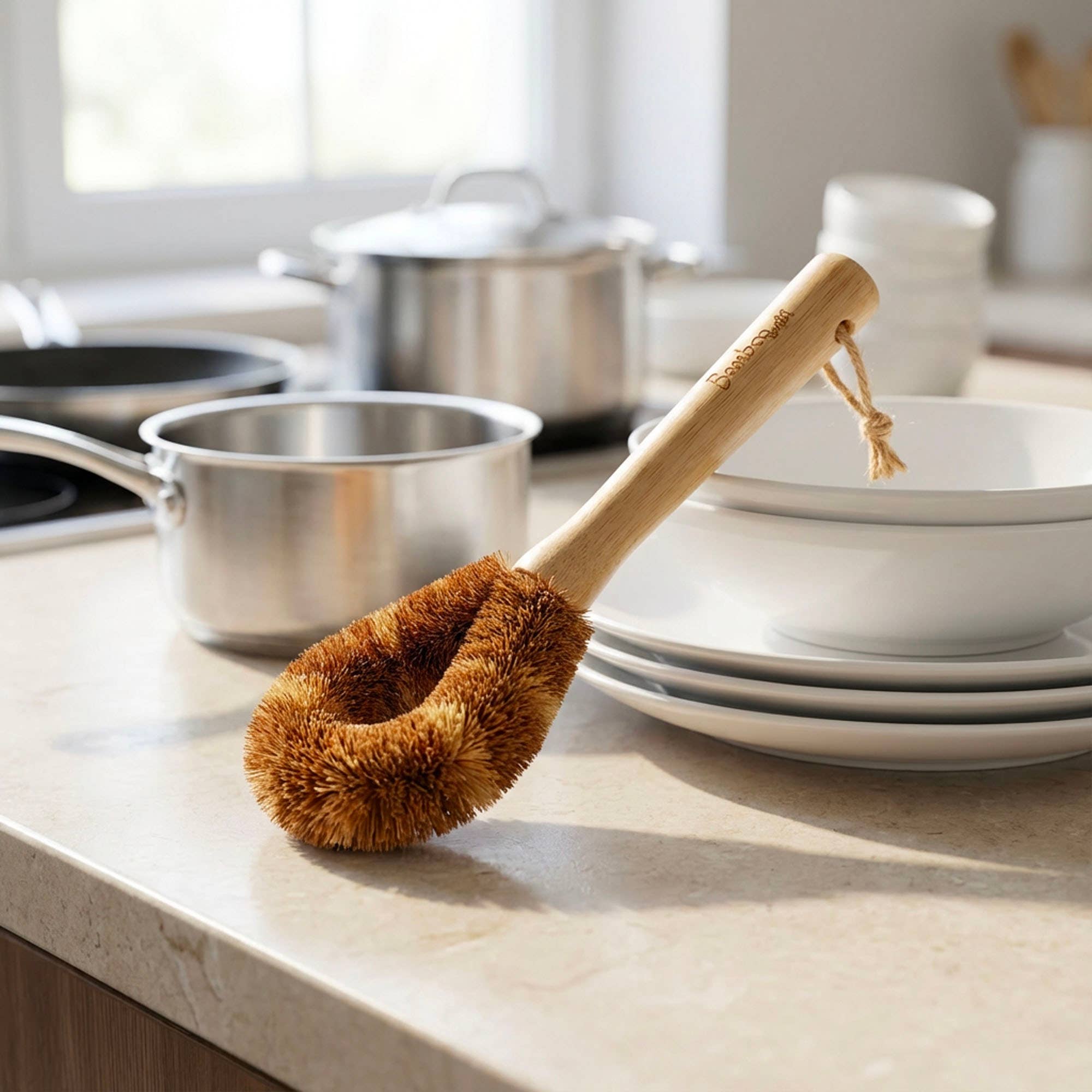 Bamboo Bottle Cleaning Brush by Bamboo Switch
