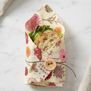 Reusable Beeswax Sandwich Wrap - Meadow Magic Print by Bee's Wrap