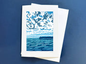 Artist's Point Blank Greeting Card by Nan Onkka Prints