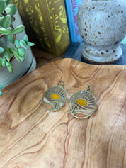 Wild & Scenic // Stained Glass Resin Earrings by Wild Lupine Folkcraft