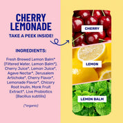 Cherry Lemonade Sparkling Prebiotic + Probiotic Drink by wildwonder