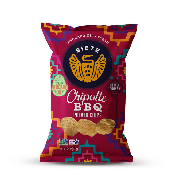 Kettle Cooked Potato Chips 5.5 oz by Siete Foods