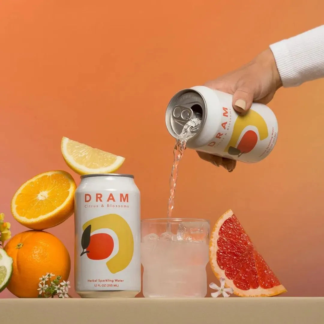 Citrus & Blossoms Herbal Sparkling Water by DRAM