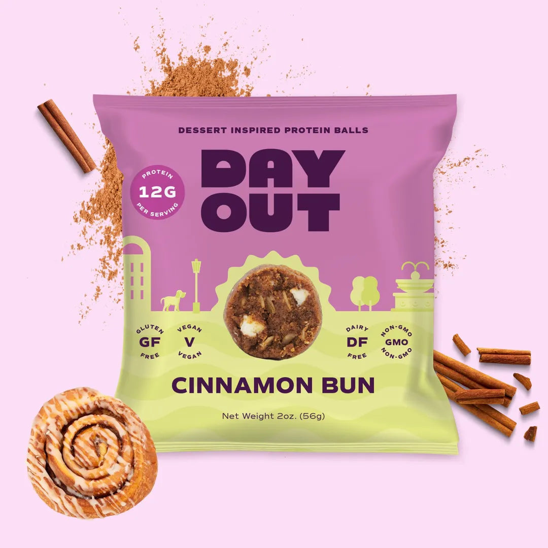 Cinnamon Bun Protein Balls - 12 g protein by Day Out