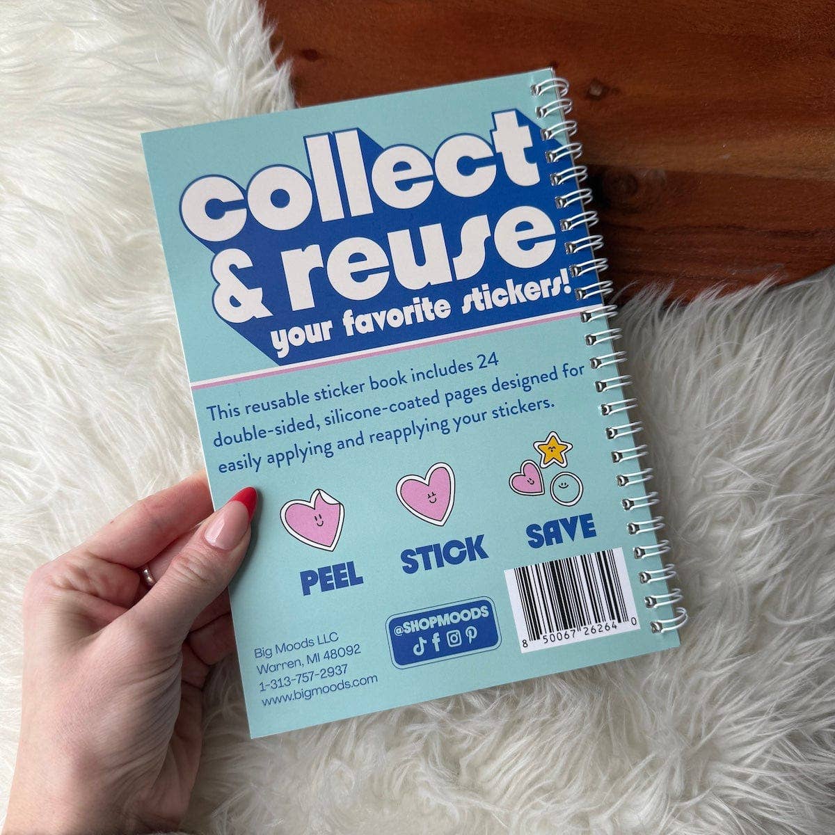The Unused Sticker Book by Big Moods