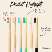 Adult Bamboo Toothbrush by Bamboo Switch