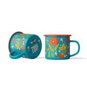 Garden Buzz Enamel Mug, 16 oz by Trek Light