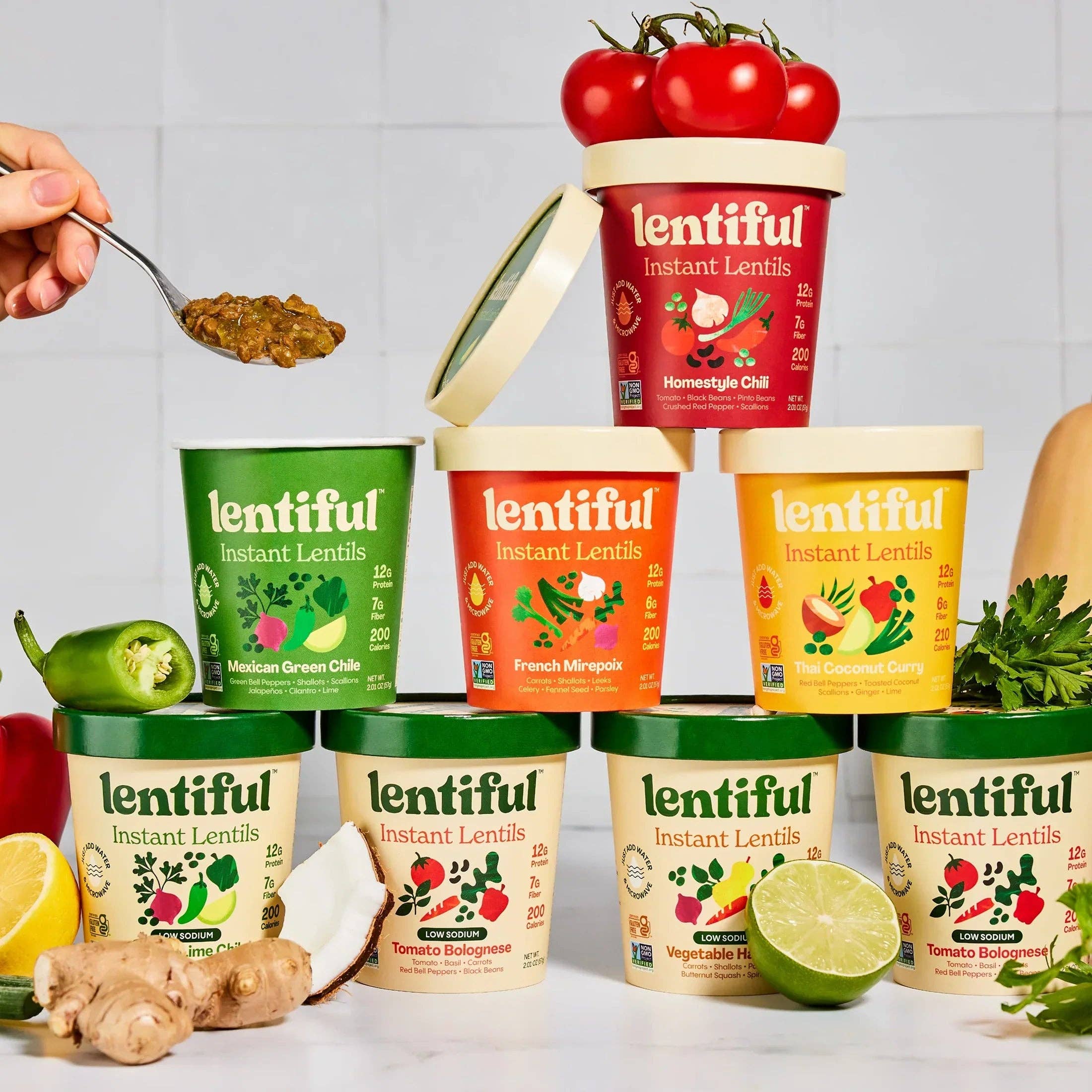 Lemon Mediterranean Instant Lentils by Lentiful