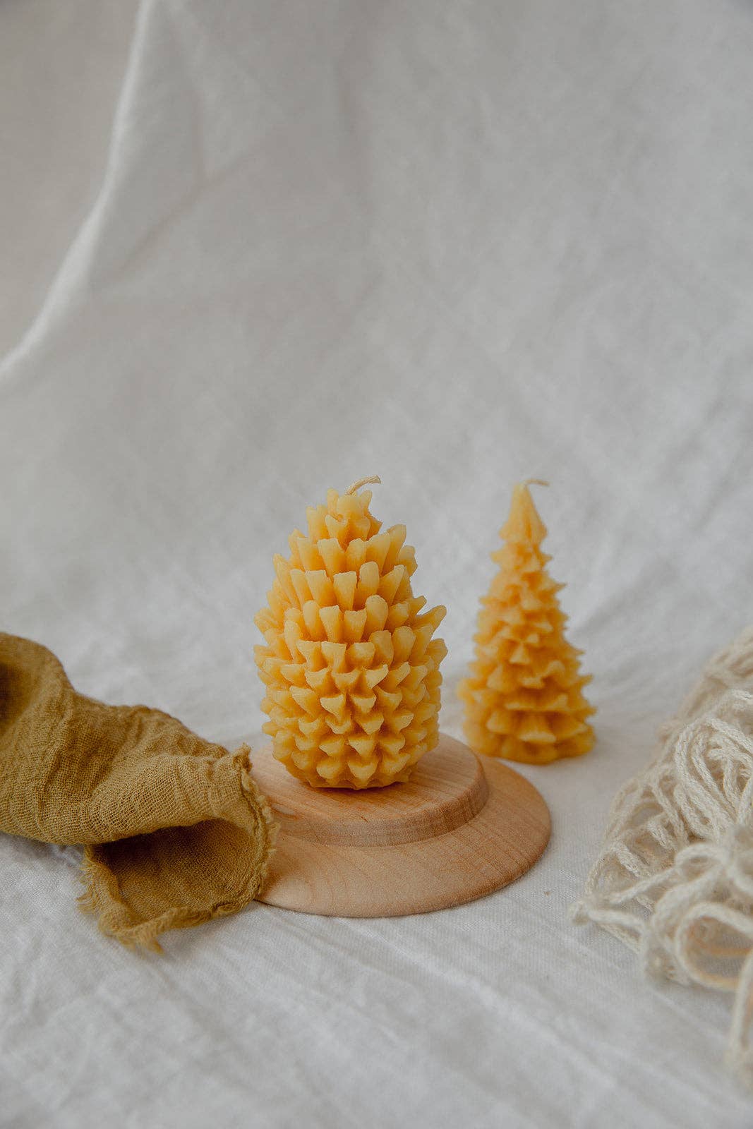 Festive Beeswax Candles by FD Market