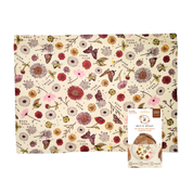 Reusable Beeswax Bread Wrap - Meadow Magic Print by Bee's Wrap