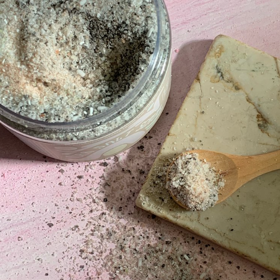 Aura Salt Scrub 16 oz by La Lune Healing