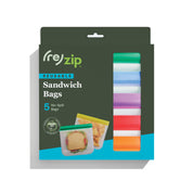 Reusable Flat Sandwich Bags - 5 Pack by Rezip Co.