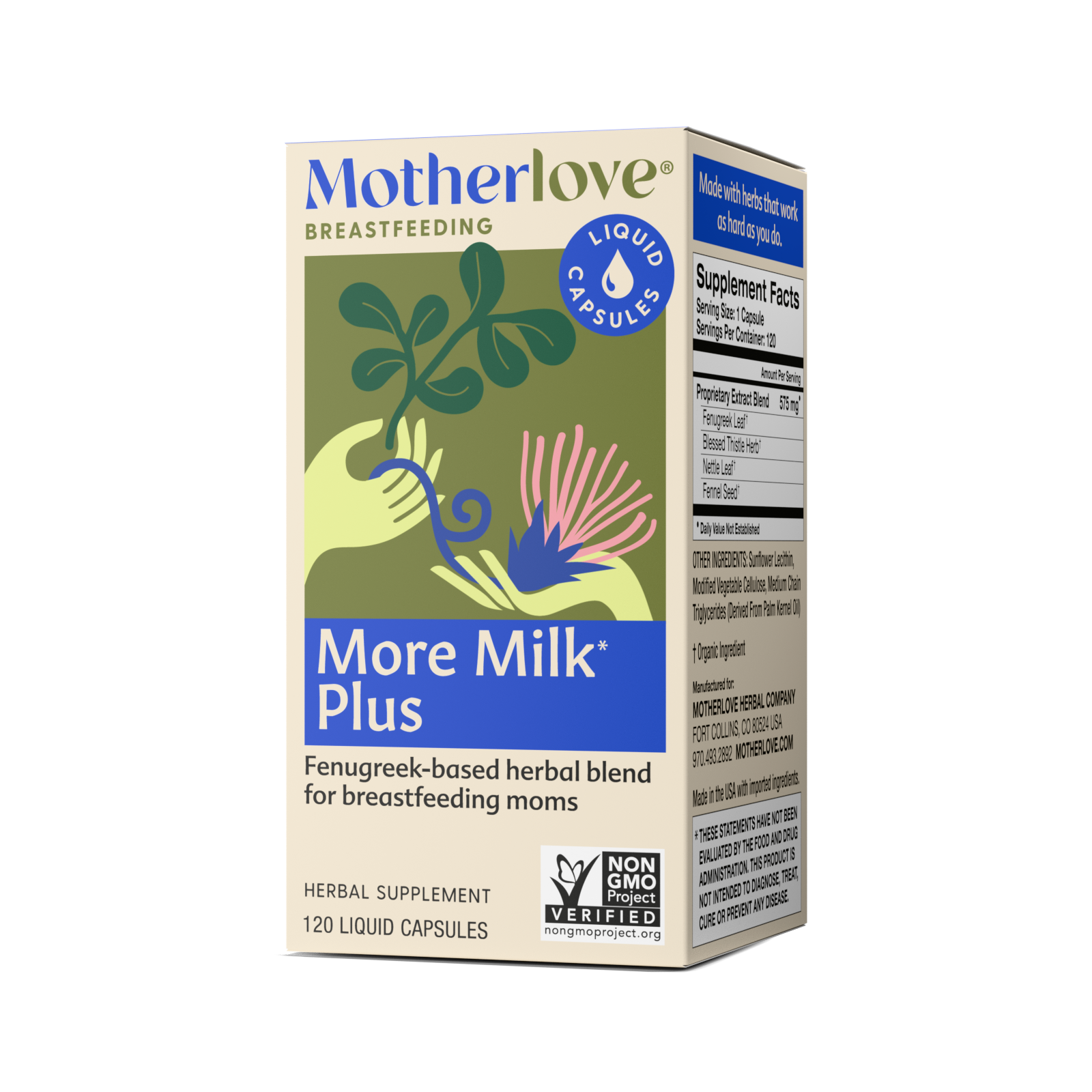 More Milk Plus Capsules by Motherlove Herb