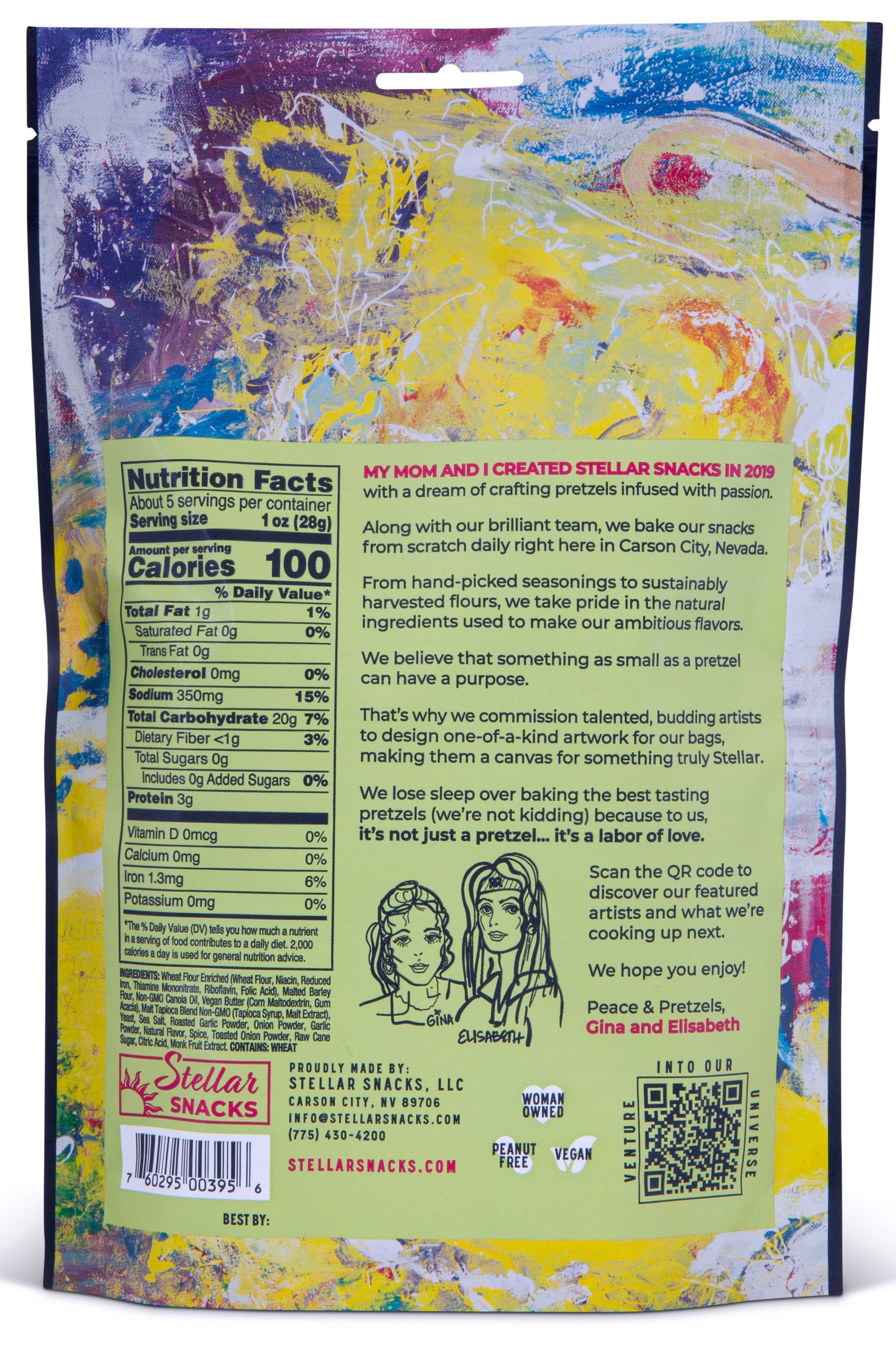 Bold & Herby Pretzel Braids by Stellar Snacks - 5 oz