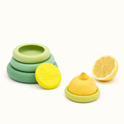 Sage Green Reusable Silicone Food Savers (Set of 5) by Food Huggers