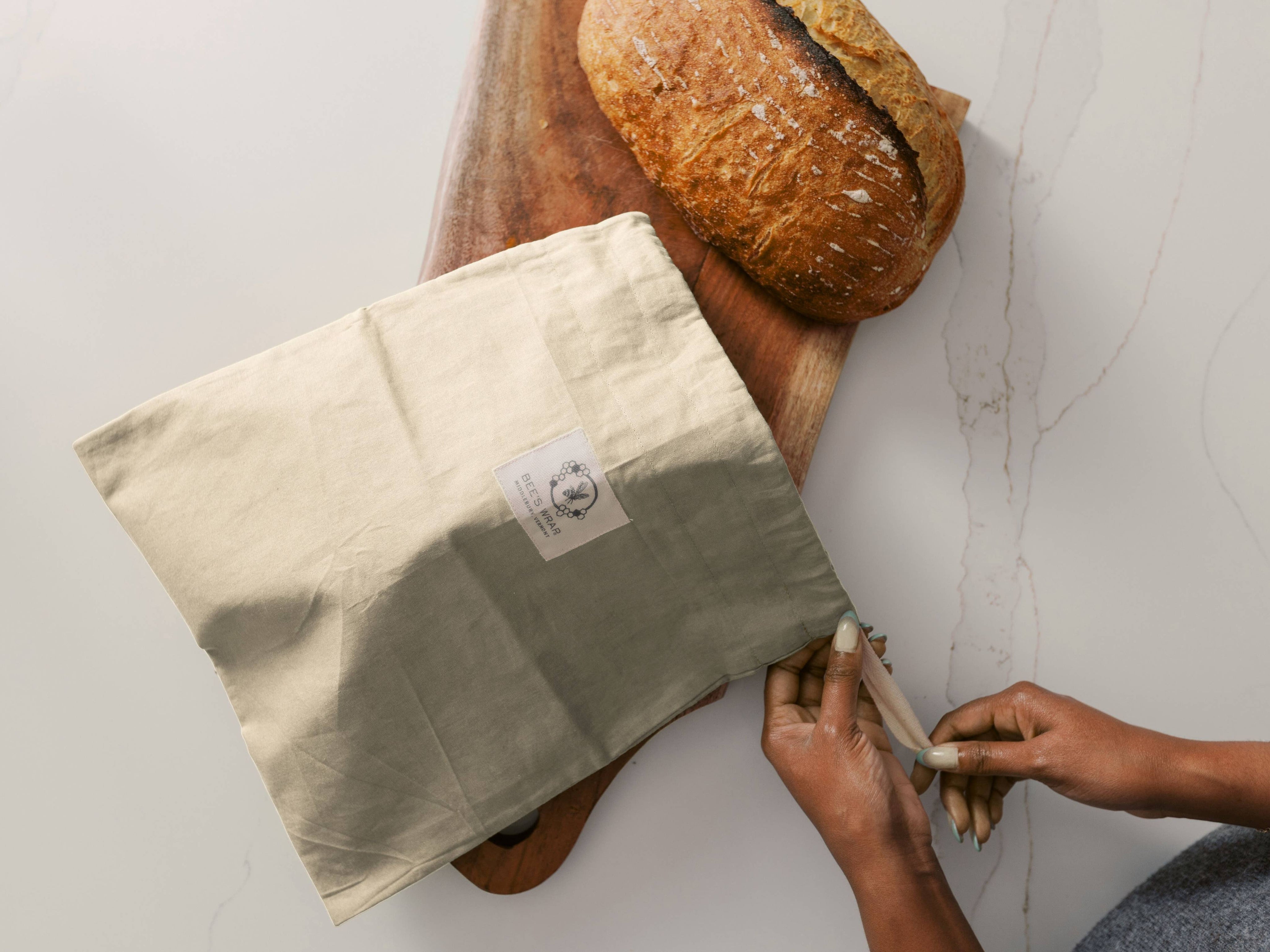 Reusable Beeswax Lined Artisan Bread Bag - Natural by Bee's Wrap
