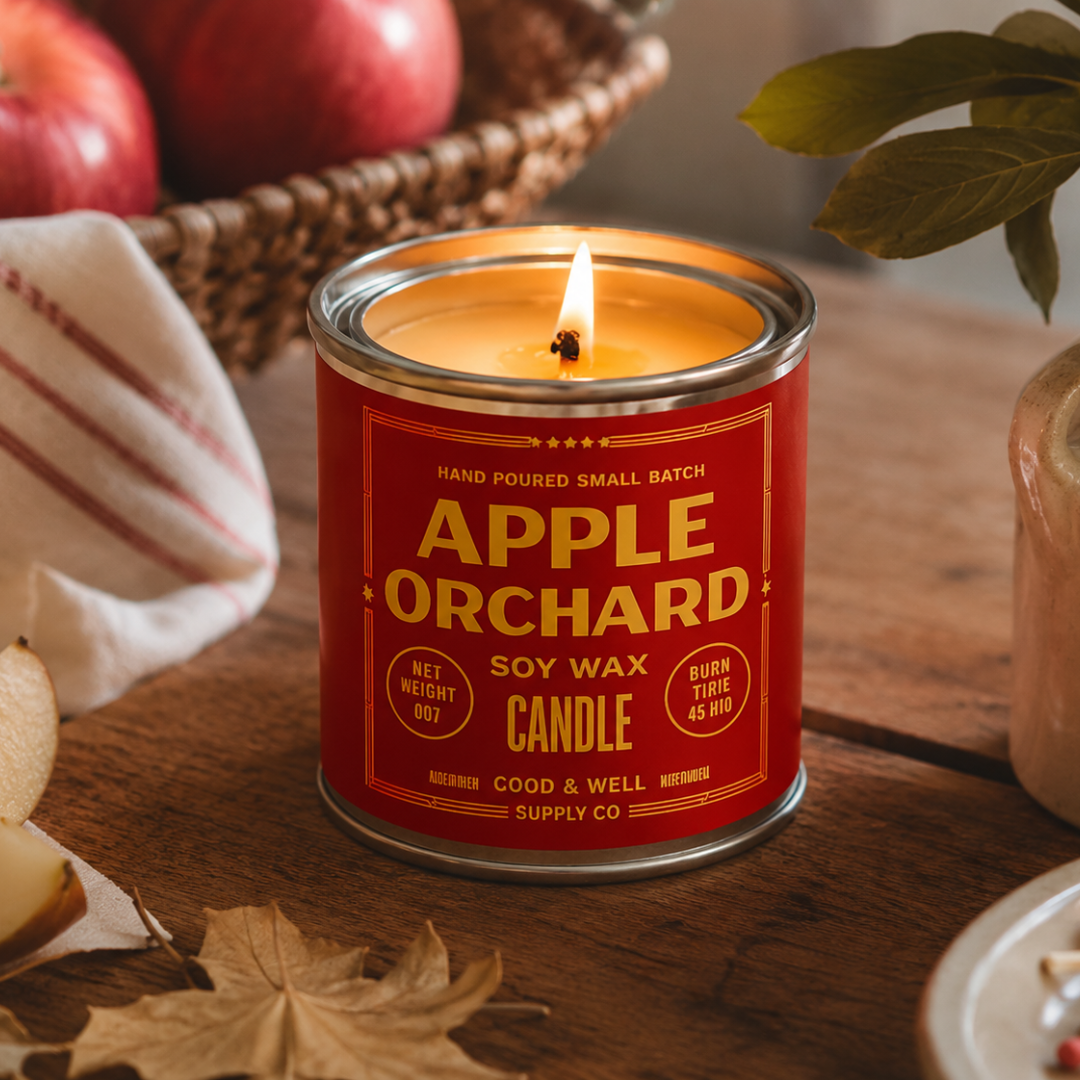 Apple Orchard Soy Candle by Good & Well Supply Co.