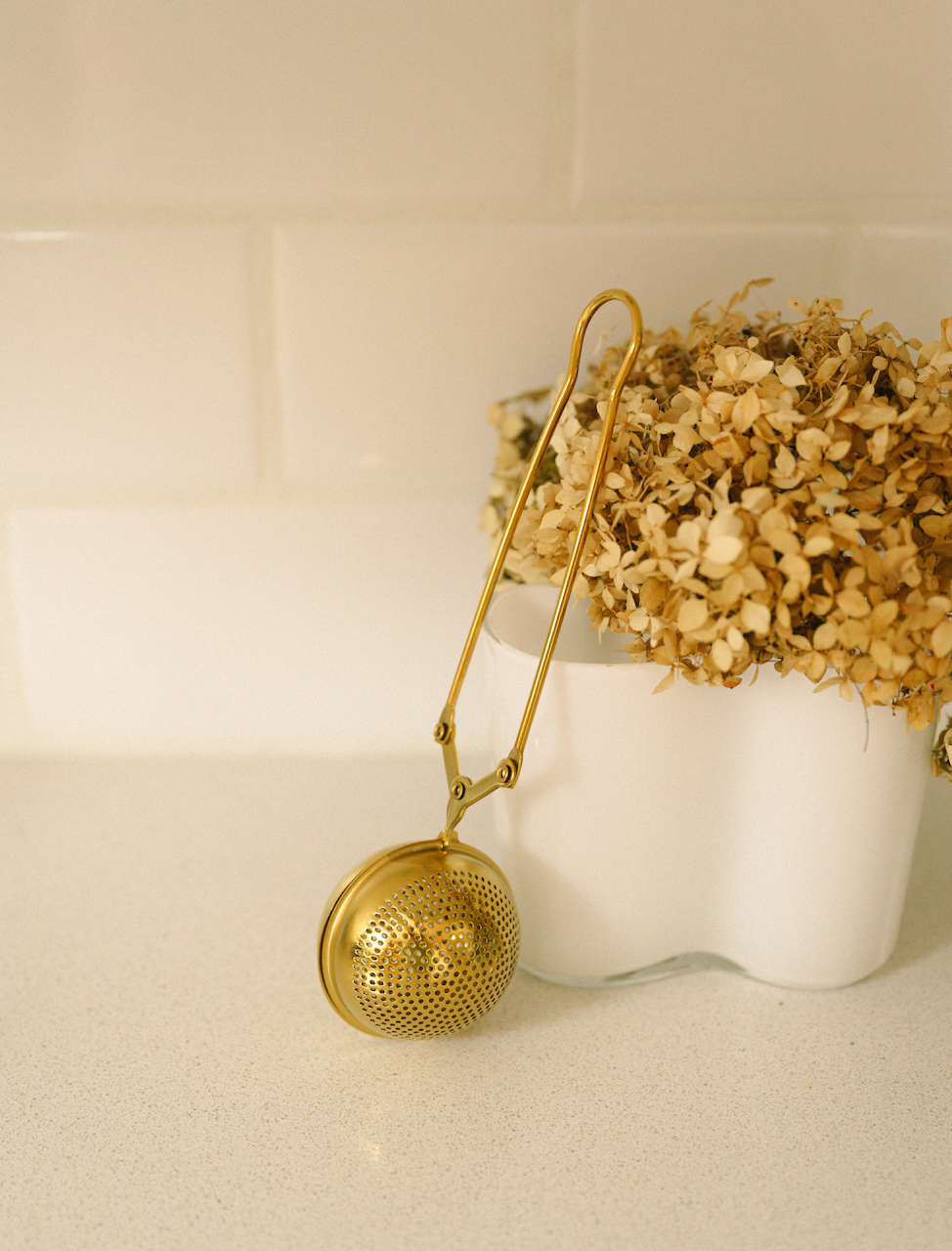 Stainless Steel Tea Strainer by Bamboo Switch