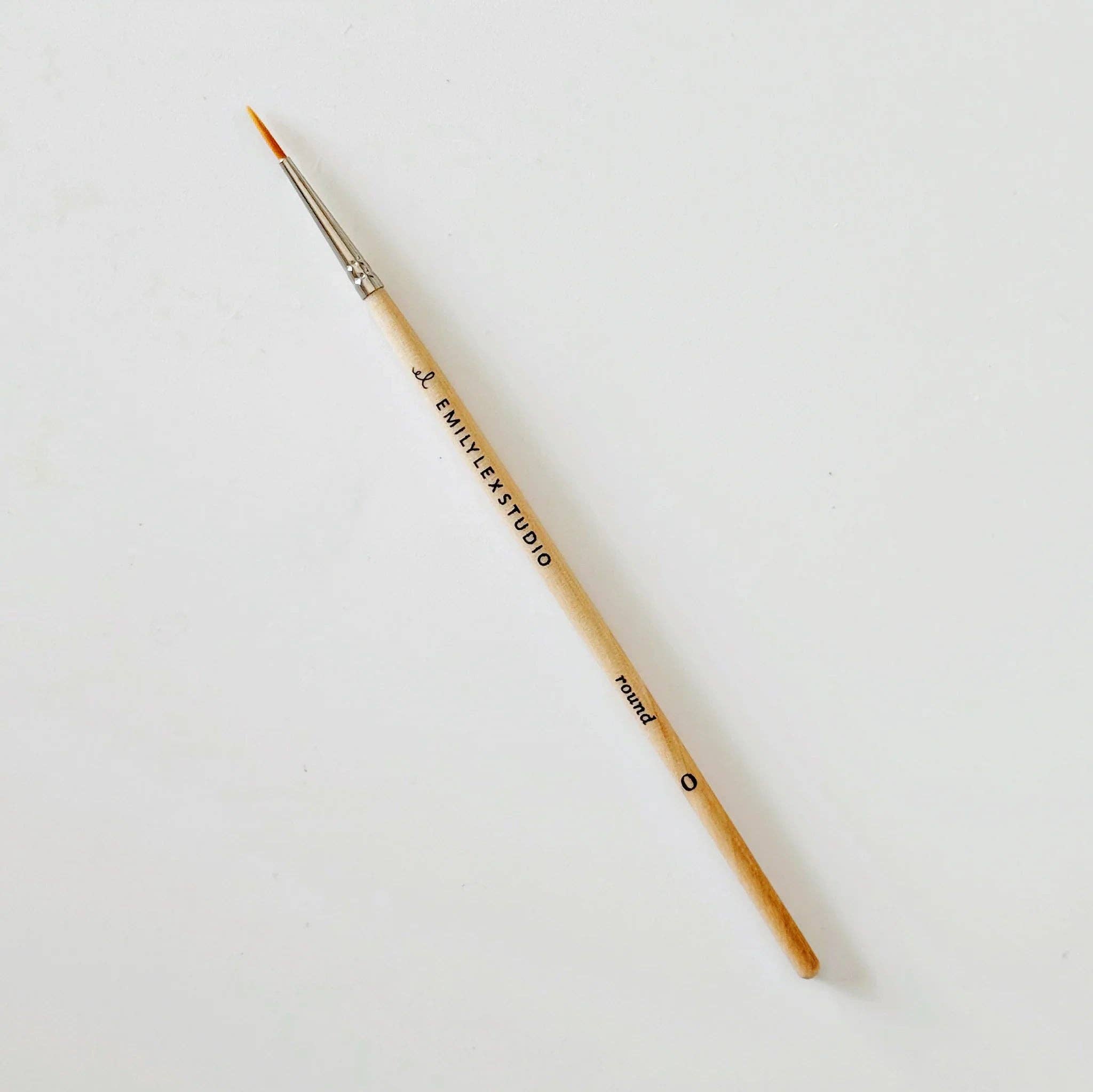 Watercolor Paintbrush - Set of 5 Wooden Brushes by emily lex studio