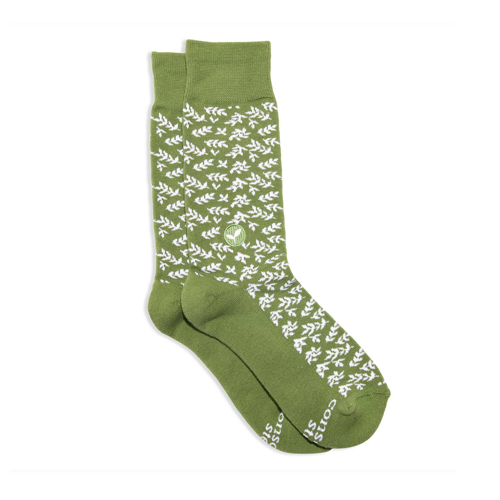 Socks that Plant Trees (Green Branches) by Conscious Step