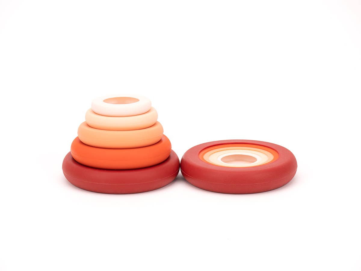 Reusable Silicone Food Savers - Terra Cotta (Set of 5) by Food Huggers