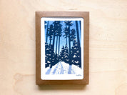 Winter Themed Boxed Set of Greeting Cards by Nan Onkka Prints