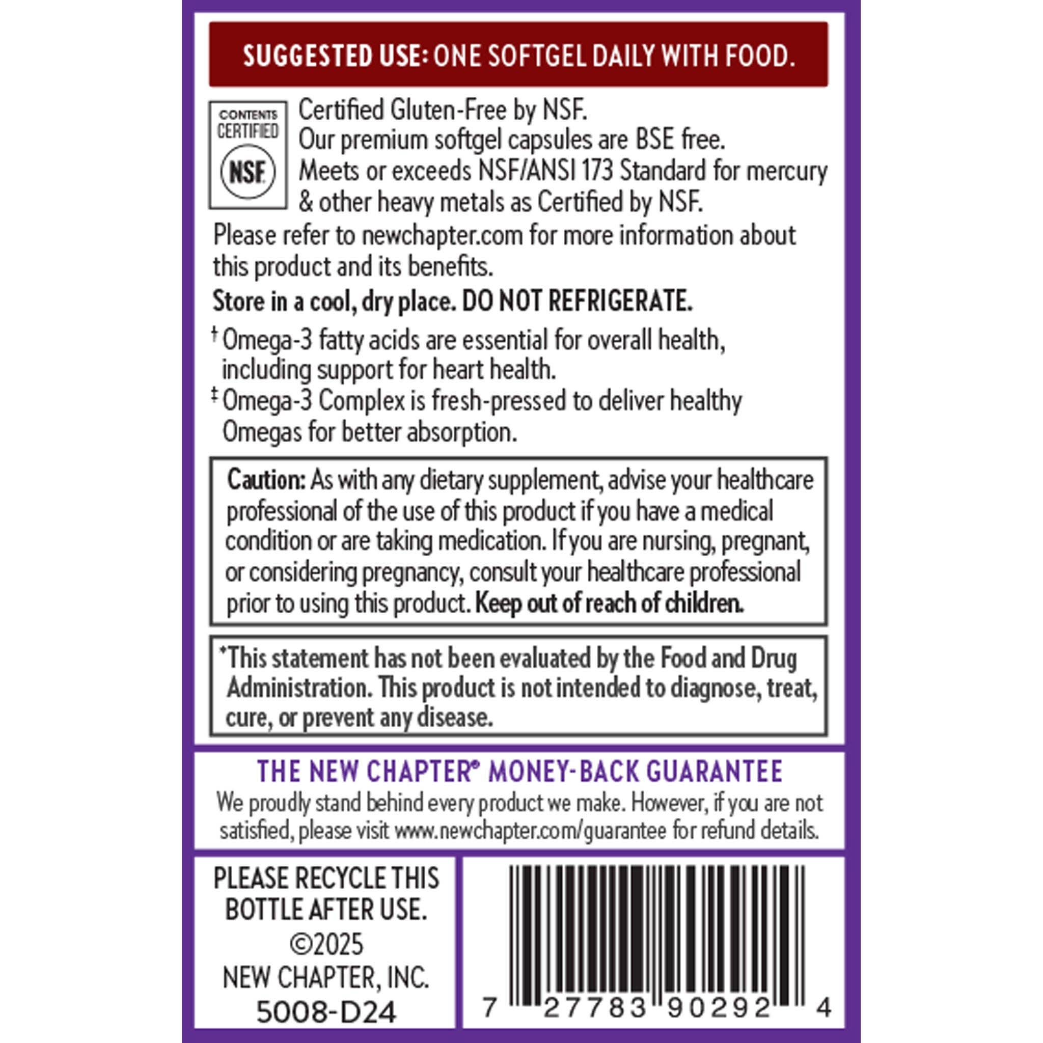 Omega-3 Complex by New Chapter