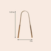 Stainless Steel Tongue Scraper by Bamboo Switch