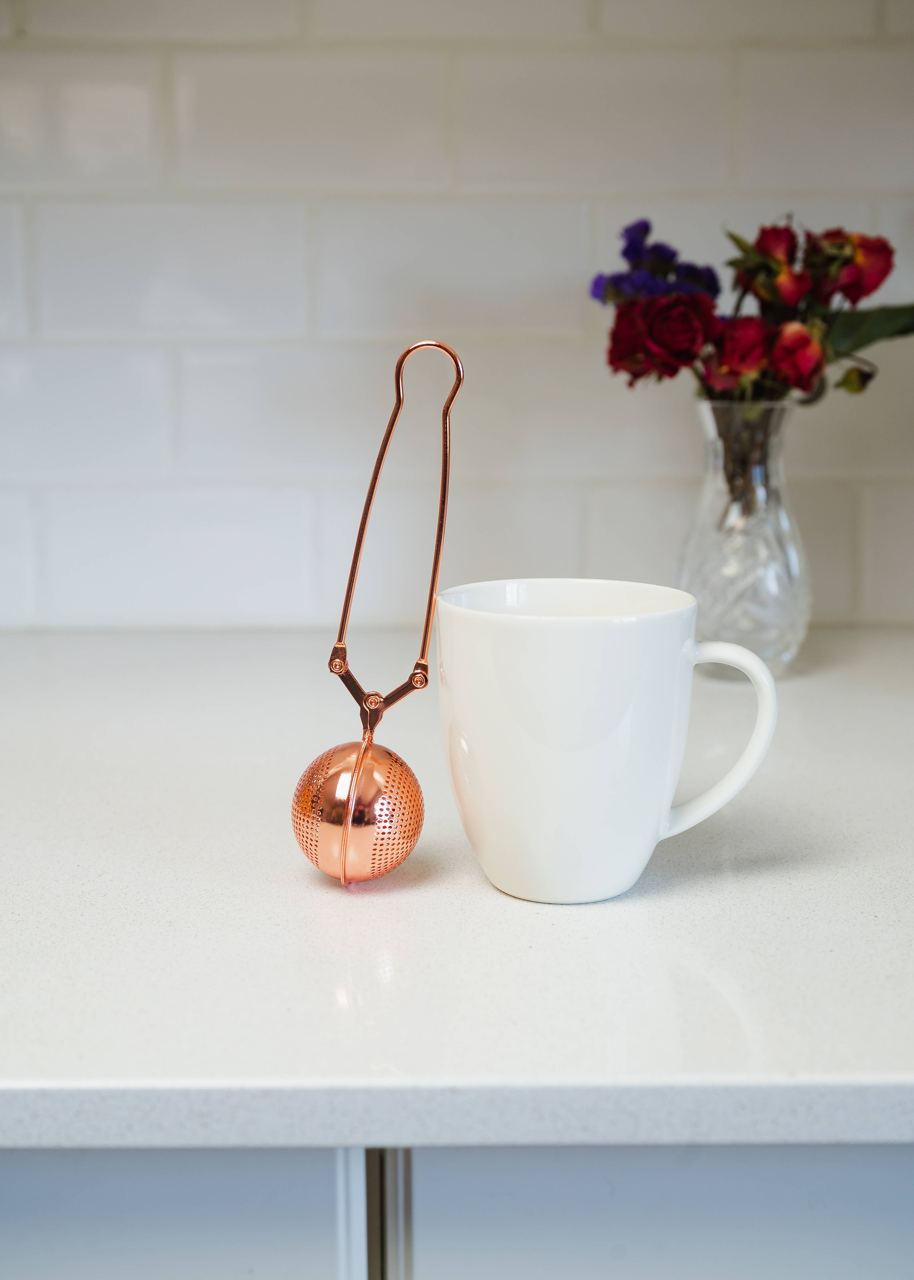 Stainless Steel Tea Strainer by Bamboo Switch
