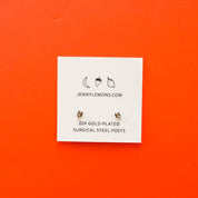 Strawberry Enamel Earrings by Jenny Lemons