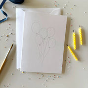 Celebrate Paintable Watercolor Notecard Set by emily lex studio