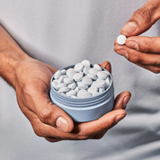 Alcohol-Free Cool Mint & Fluoride-Free Mouthwash Tablets by Huppy