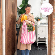 Strawberry Milk Reusable Everything Bag  by Papaya Reusables