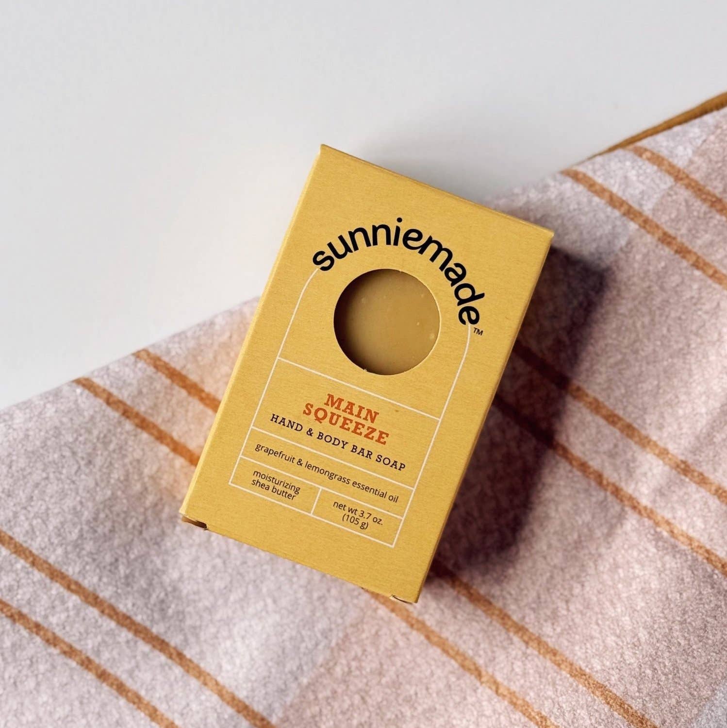 Main Squeeze Moisturizing Hand & Body Bar Soap by Sunniemade