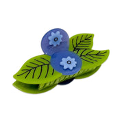Large Blueberry Hair Claw Clip by Jenny Lemons