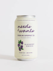 Blackberry Hibiscus Sparkling Superfruit Tea by Needs & Wants