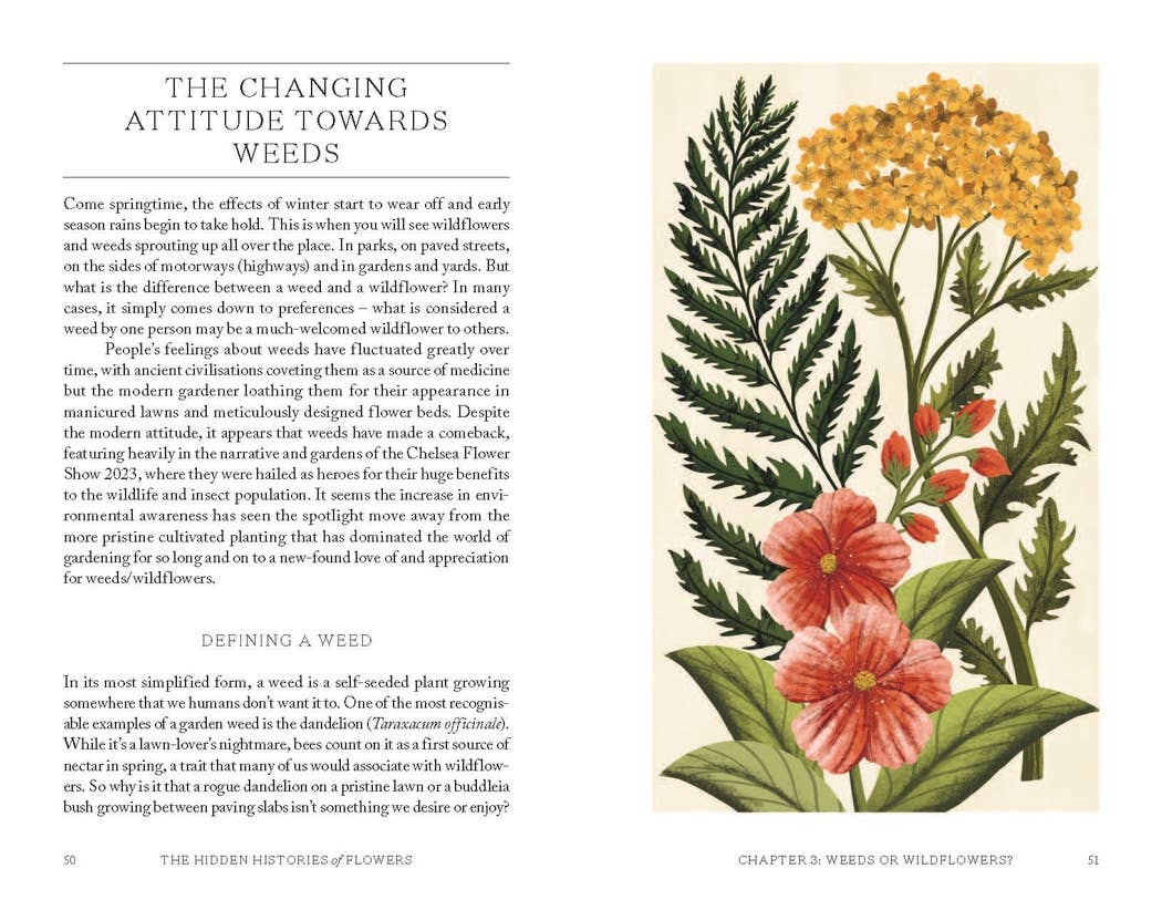 The Hidden Histories of Flowers Book