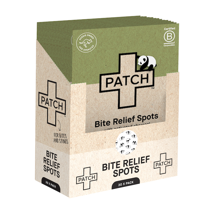 Bite Relief Stickers - 30 spots by PATCH - Eco First Aid
