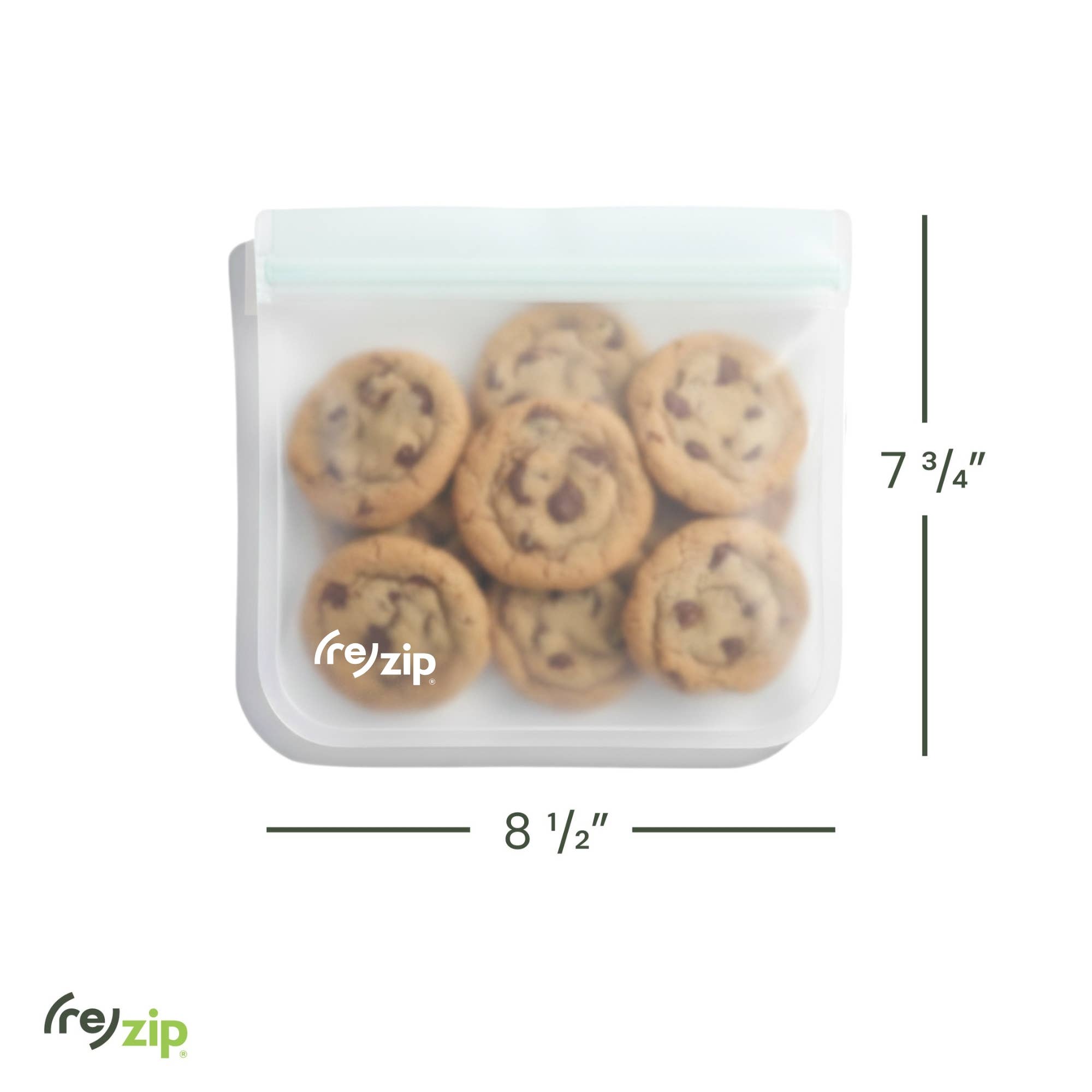Reusable Flat Sandwich Bags - 2 Pack by Rezip Co.