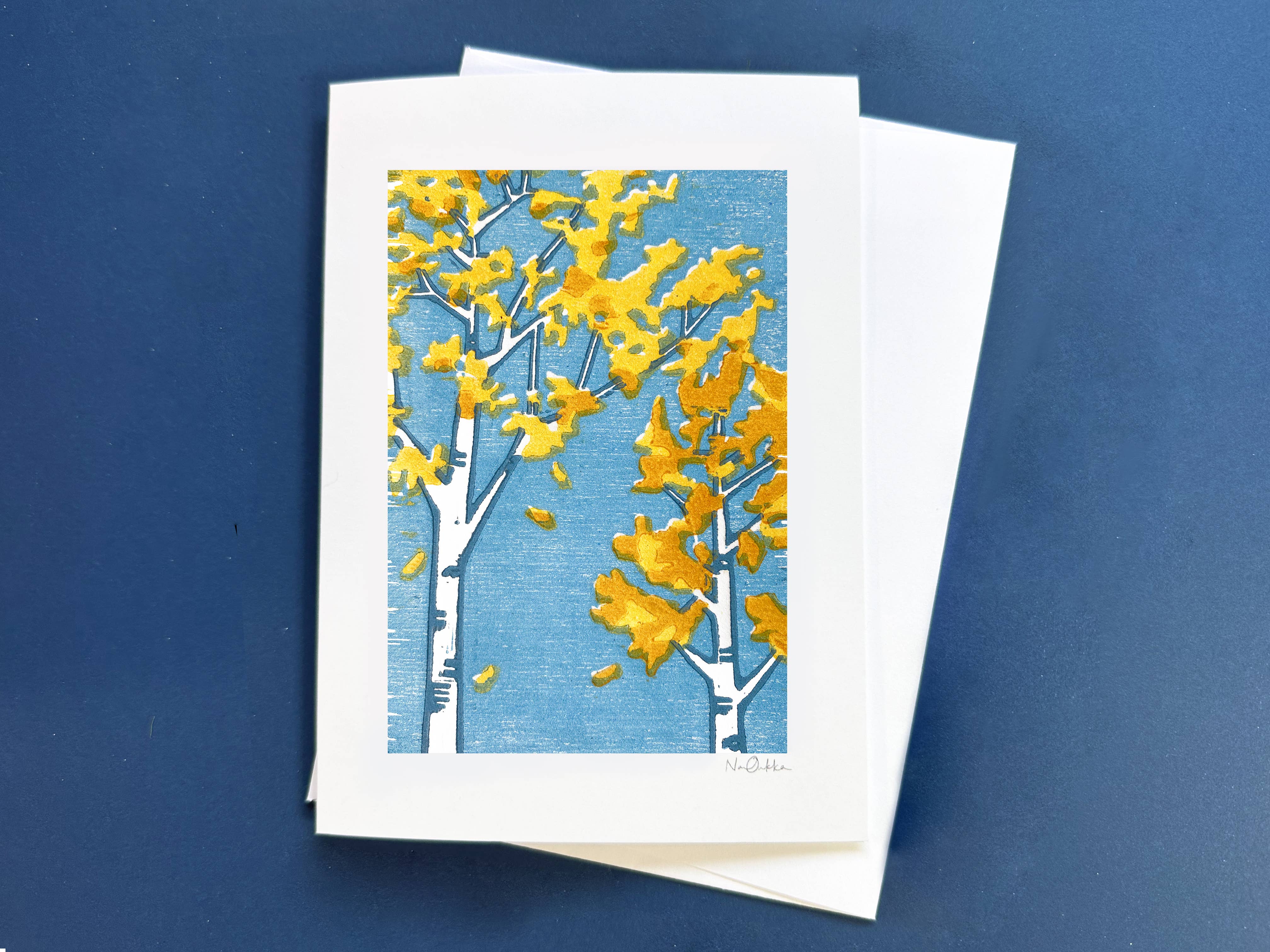 Season of Change Greeting Card by Nan Onkka Prints