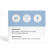 Regular Organic Cotton Tampons, 20 ct by LOLA
