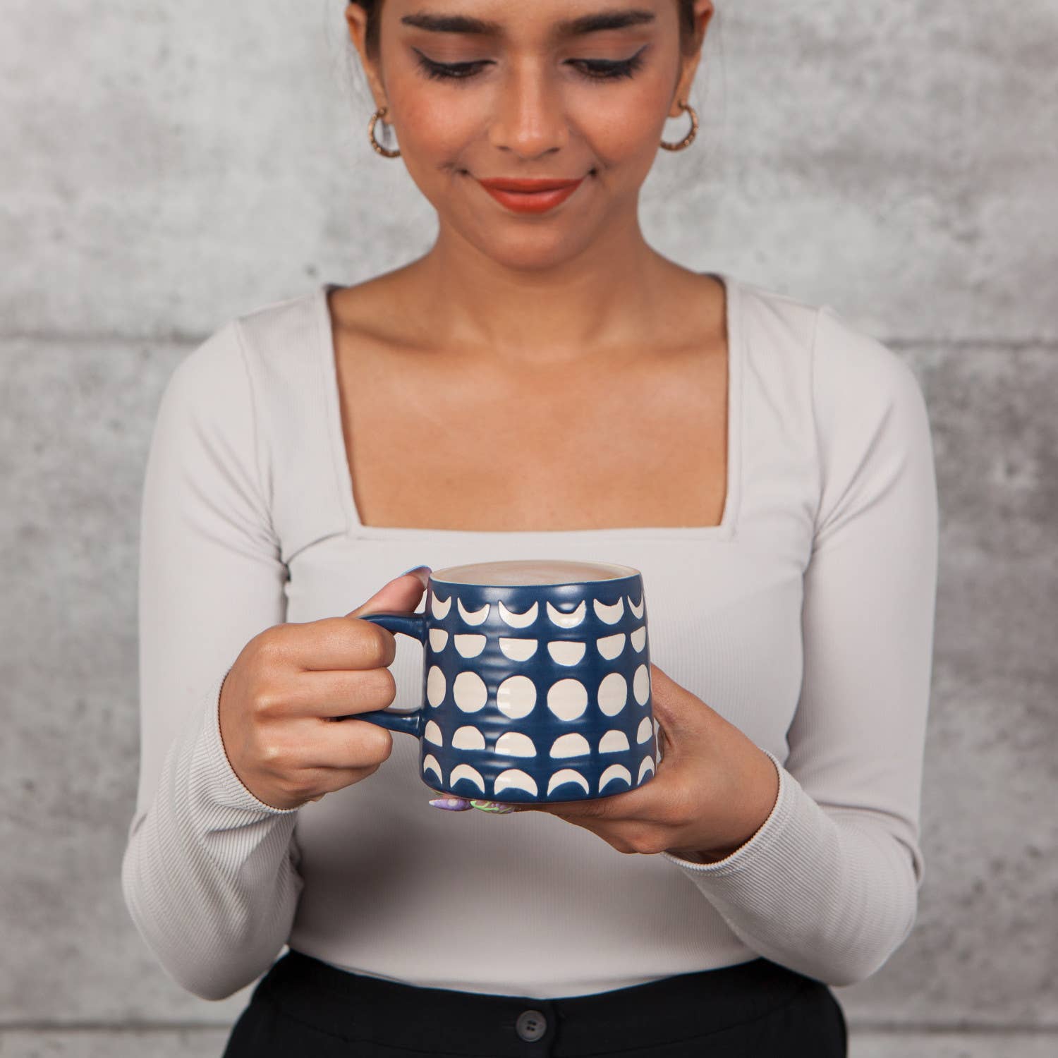 Ink Imprint Stoneware Mug by Danica Studio