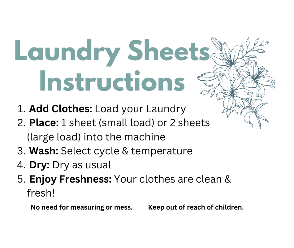 Laundry Detergent Sheets (100 Loads) by Sunella Co.