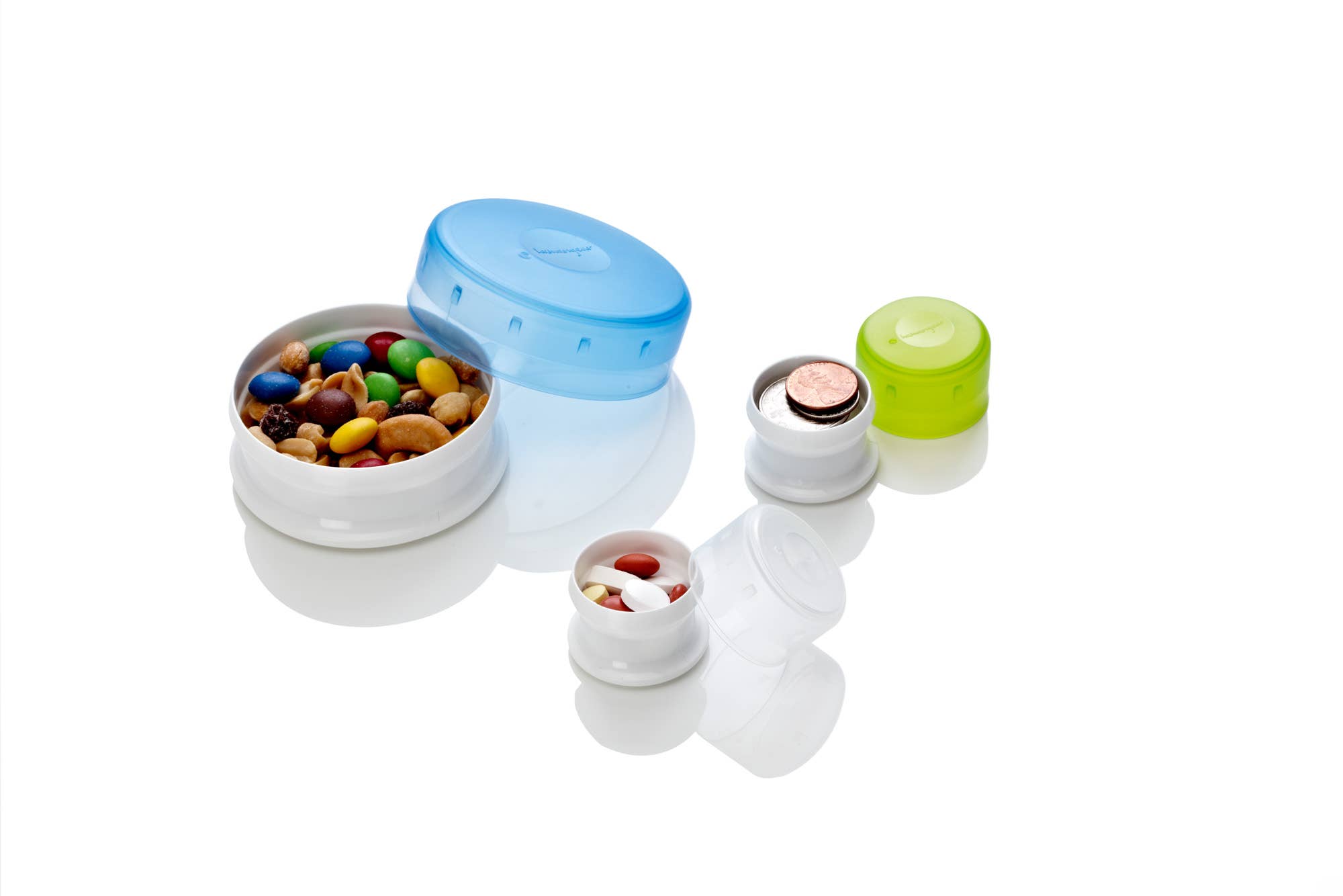 2-Pack Reusable Storage / Travel Container Jugs by humangear