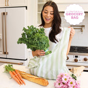 Pistachio Cream Reusable Everything Bag  by Papaya Reusables