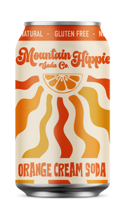 Orange Cream Natural Soda by Mountain Hippie Soda Co.