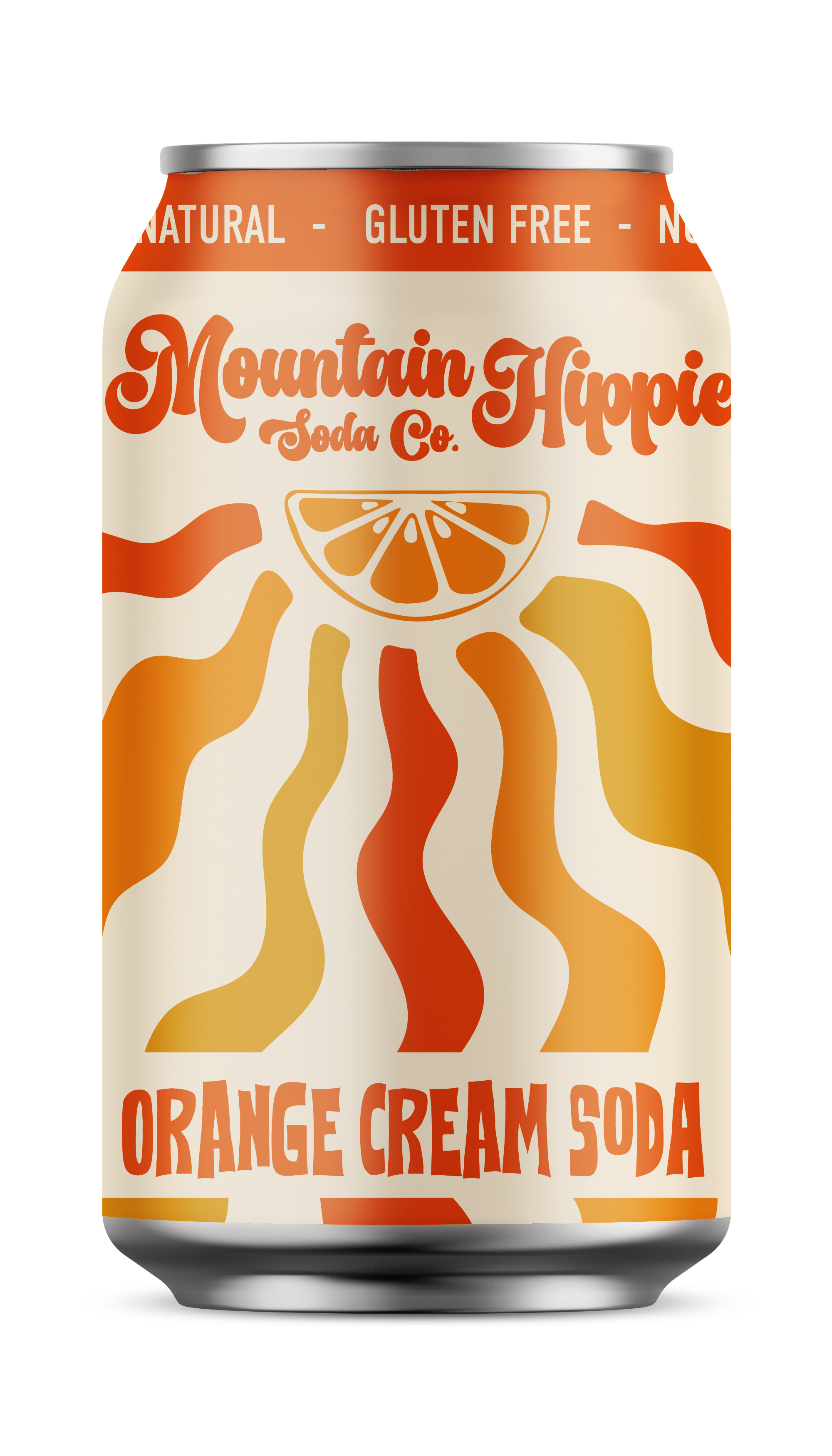 Orange Cream Natural Soda by Mountain Hippie Soda Co.